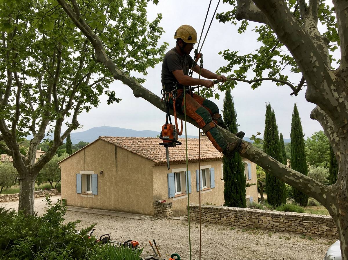 Élagage dans le Vaucluse
